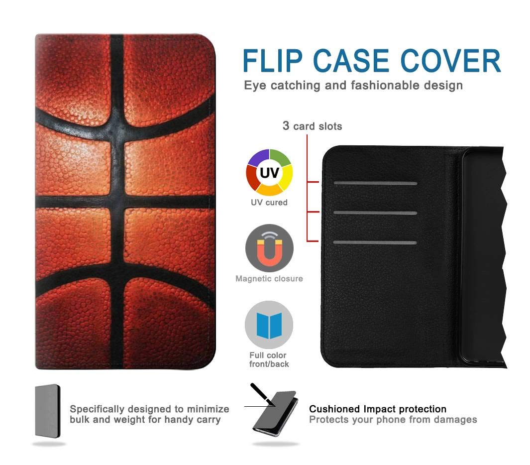 Amazon.com: RW2538 Basketball PU Leather Flip Case Cover for