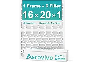 Foldable 16x20x1 MERV 11 Air Filter