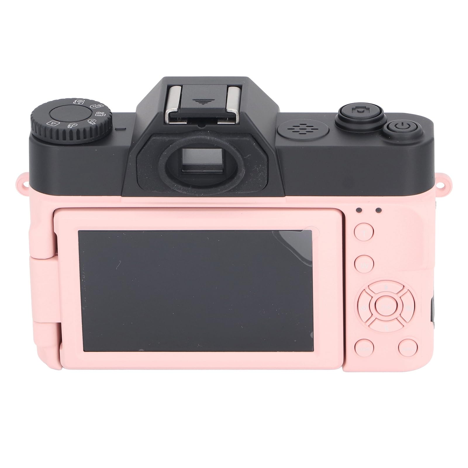 SIXRUN Fotocamera Digitale 4K Messa a Fuoco Automatica Fotocamera da 48 MP Zoom 16X WiFi Fotocamera da Viaggio con Schermo Ribaltabile da 180 Gradi ()