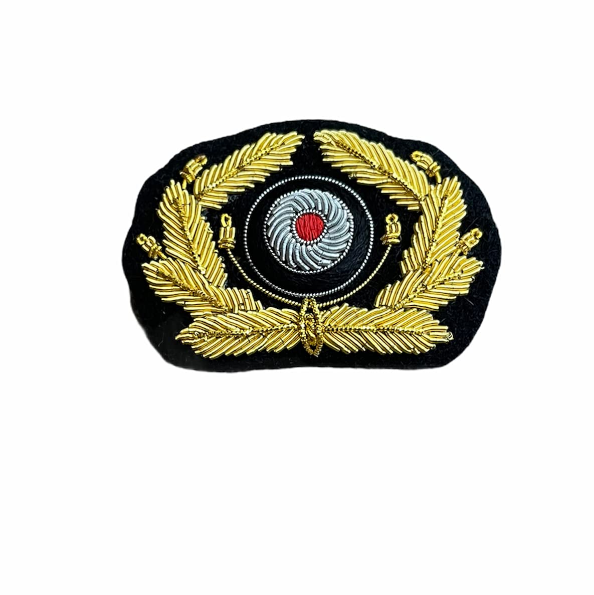 WWII GERMAN HEER ARMY OFFICER CRUSHER CAP COCKADE