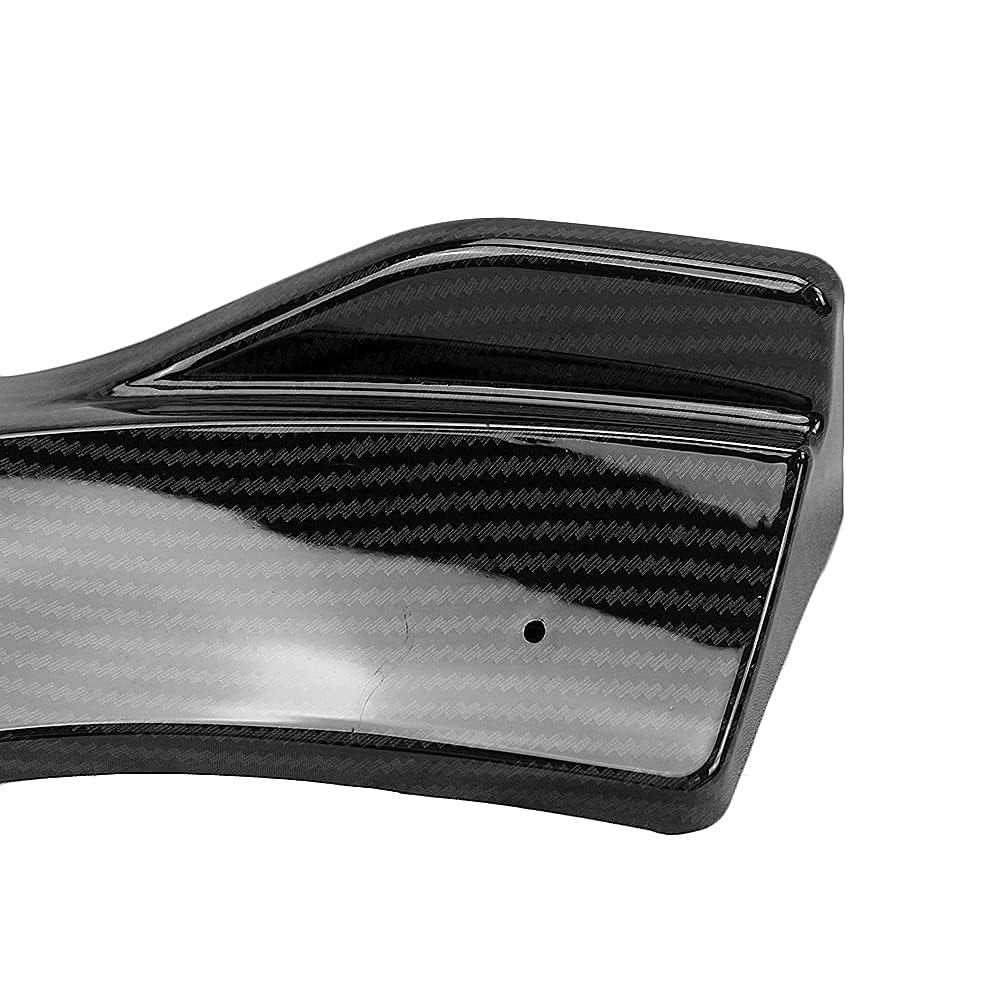 Auto Labbro Paraurti Anteriore Spoiler per Mercedes-Benz W205 C-Klasse C180 C250 C300 C400 2015-2018, Spoiler di Protezione Trim Splitter Anteriore Front Spoilers Accessori