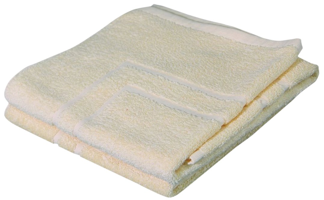 Gözze - Bath Mat, Set of 2, 100% Cotton, 50 x 70 cm - Vanilla