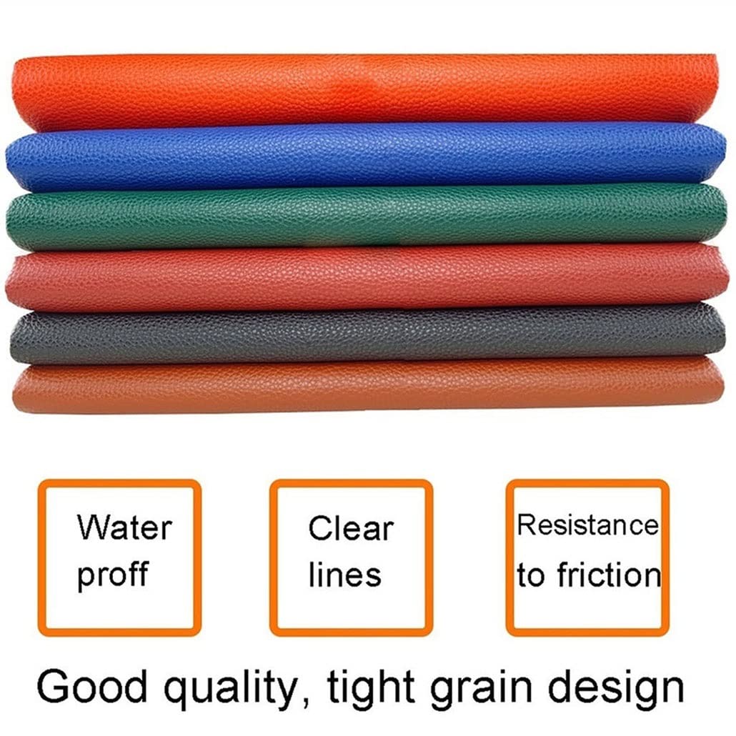 Generic Skóra Pu, Miękki Materiał Syntetyczny Pu Fabric Arkusze Ze Sztucznej Skóry, 1.0Mm Grube Do Tapicerki, Diy Crafts/Beżowy Szary 10M/W1,4M