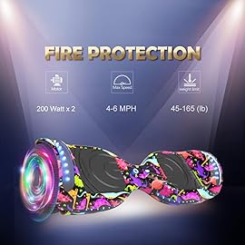 Hoverboard Certified HS2.01 Bluetooth Flash Wheel with LED Light Self Balancing Wheel Electric Scooter