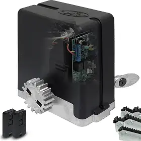 Motor Rápido Dz Turbo 5m Crem 2 Control Portão 300kg - 127V