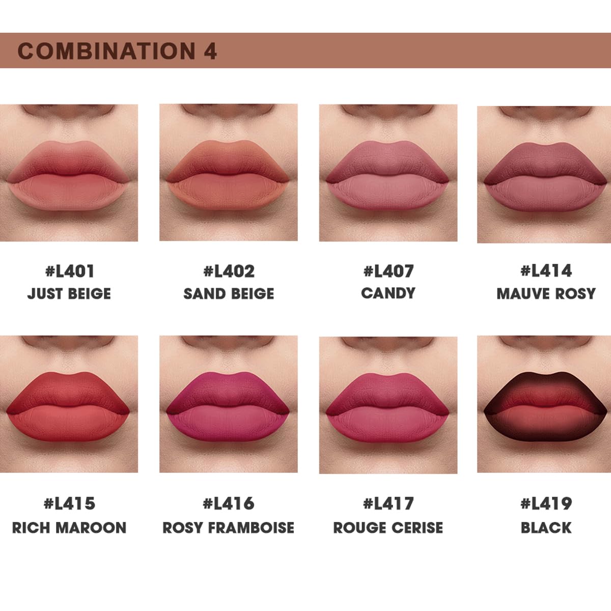 8 PCS Lip Liner Pencil Set, Matte Nude Lip Contour Lipliner, Waterproof Long Lasting Lipstick Lip Liner Set - Image 2
