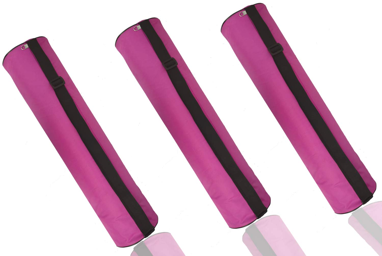 Panchtatava Full Zipper Yoga Mat Bag, Exercise Mat Carry Bag with Broad Shoulder Strap (Yoga Mat Cover) (Plain-Pink Pack of 3) (B09BJFKD3P) Amazon Price History, Amazon Price Tracker