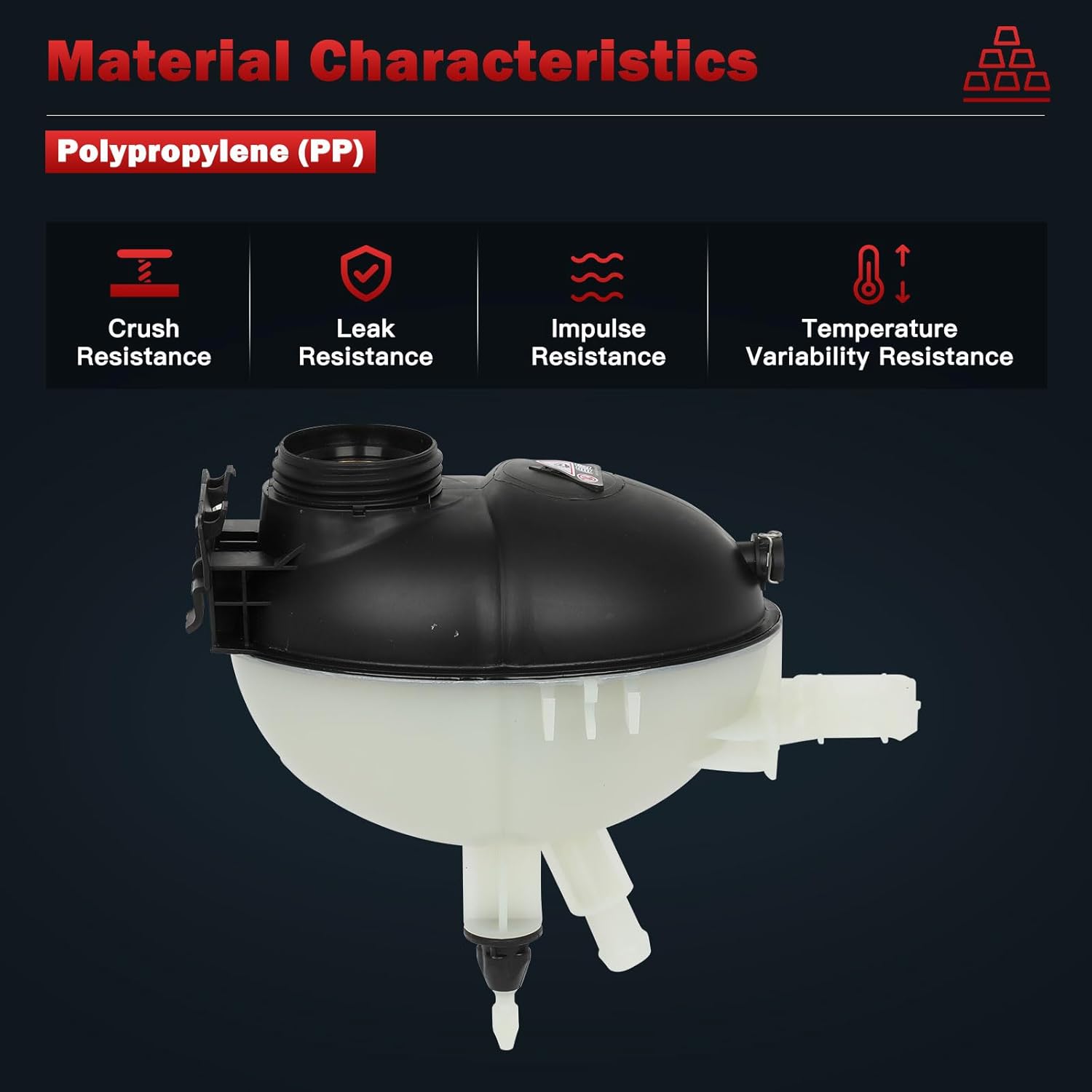 603-257 Coolant Overflow Recovery Reservoir Tank ASTOU Expansion Tank Compatible with 2011-2015 for Mercedes-Benz for C180 Coolant Overflow Tank Replace EPT0029