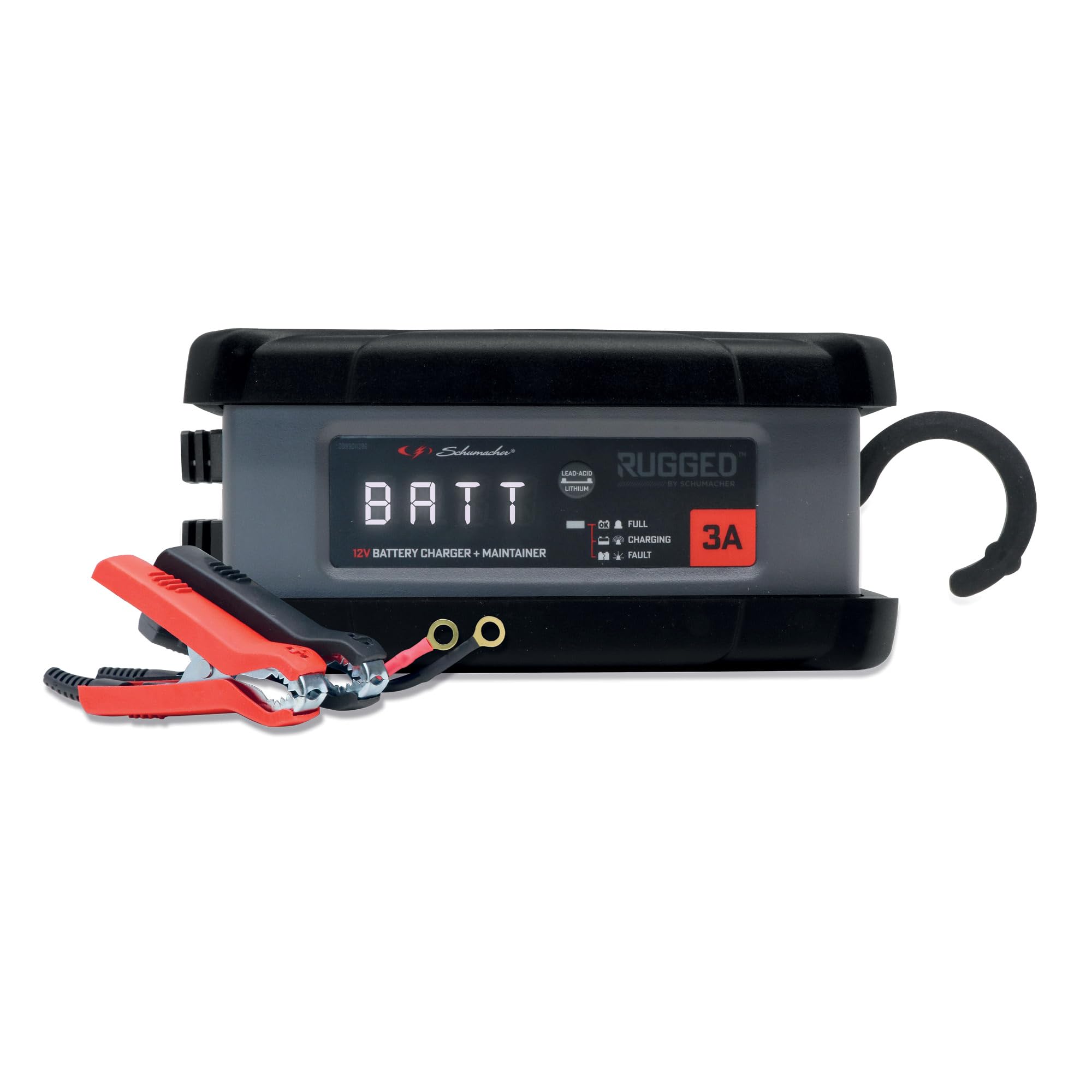 Schumacher Electric SPX458 Caricabatterie Auto 12V 3A | Mantenimento Intelligente Automatico, AGM, Standard, Gel, Calcio, Start&Stop, LiFePo4
