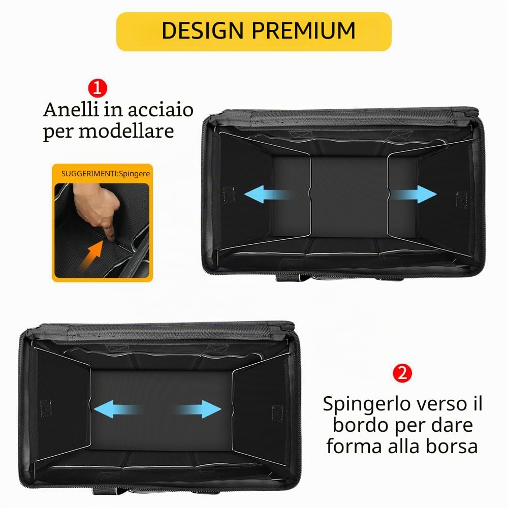 WINHUNT Borsa Porta Attrezzi, Ampia Apertura Superiore, Base Robusta, Verde e Nero (Green, 14inch/13.8cm)