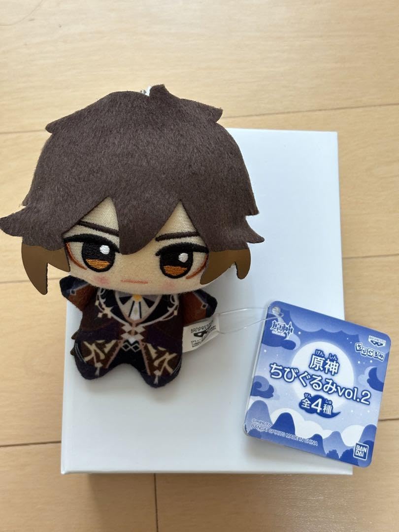 原神 ちびぐるみ 鍾離タグ付き