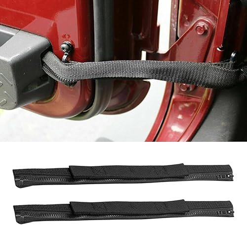 Miniatura 7 de 2 correas ajustables para control de puerta de automóvil, correa de nailon de limitación fuerte, correa de nailon para puerta de automóvil, repuesto