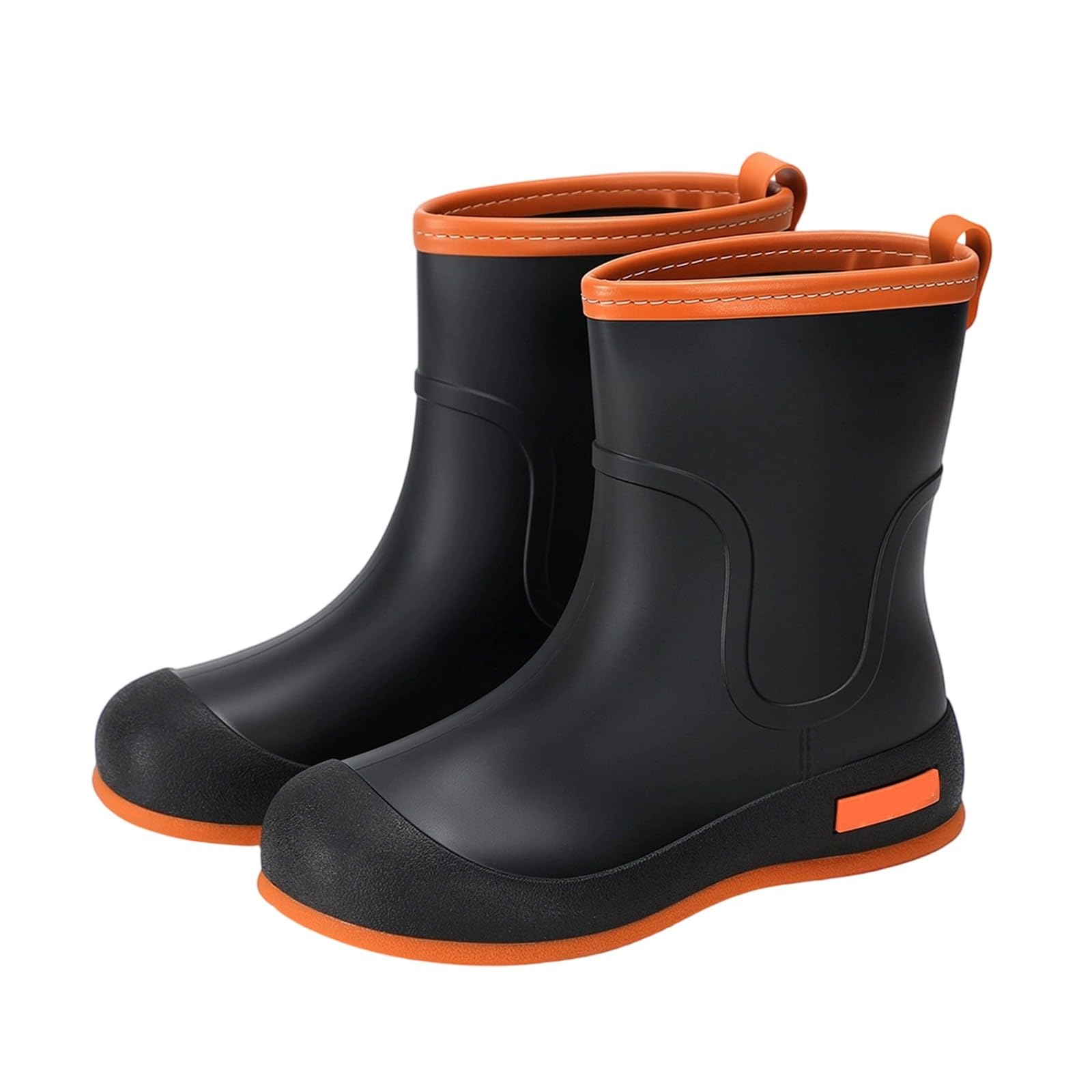 Bottes de Pluie Courtes, Chaussures d'extérieur décontractées, Sabots de Jardin pour la Marche et la randonnée.