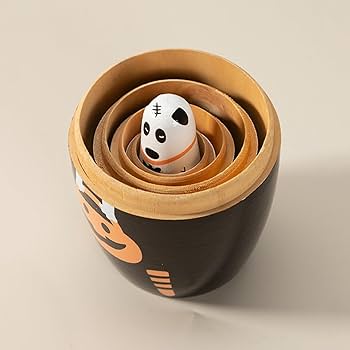 Amazon.co.jp: ハロウィン マトリョーシカ人形 5層 女の子