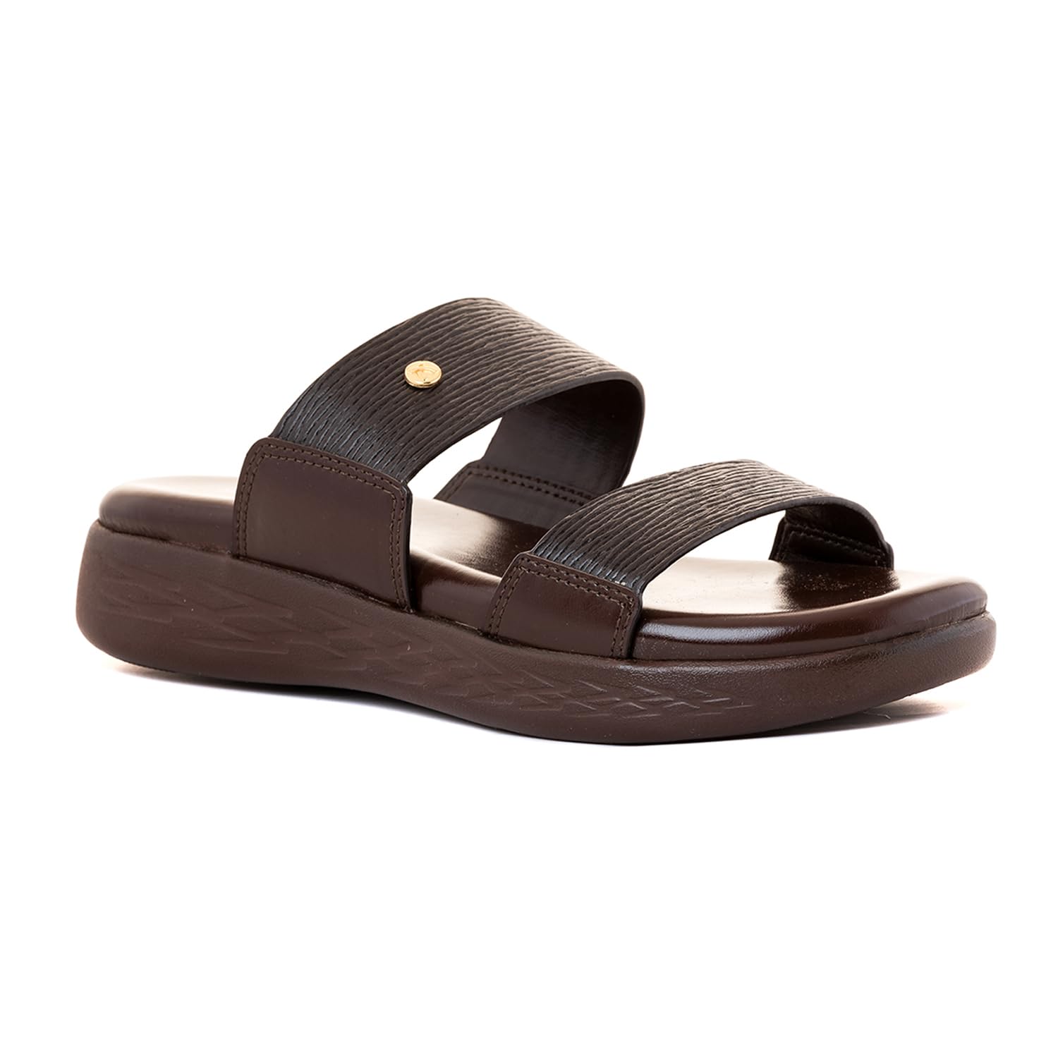 Khadims Softouch Brown Platform Heel Slip On Sandal for Women (2661414) (B0CXSCNG3H) Amazon Price History, Amazon Price Tracker
