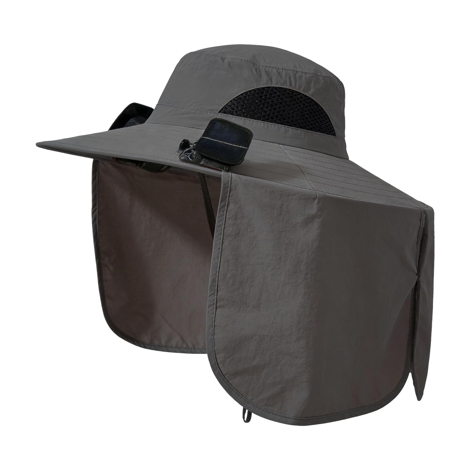 Sombrero con Ventilador,Protección UV y tejido transpirable - Plegable con Dos Ventiladores Solares para Jardinería Senderismo Playa Vacaciones - para Hombre Mujer Senderismo Exterior Playa Vacaciones