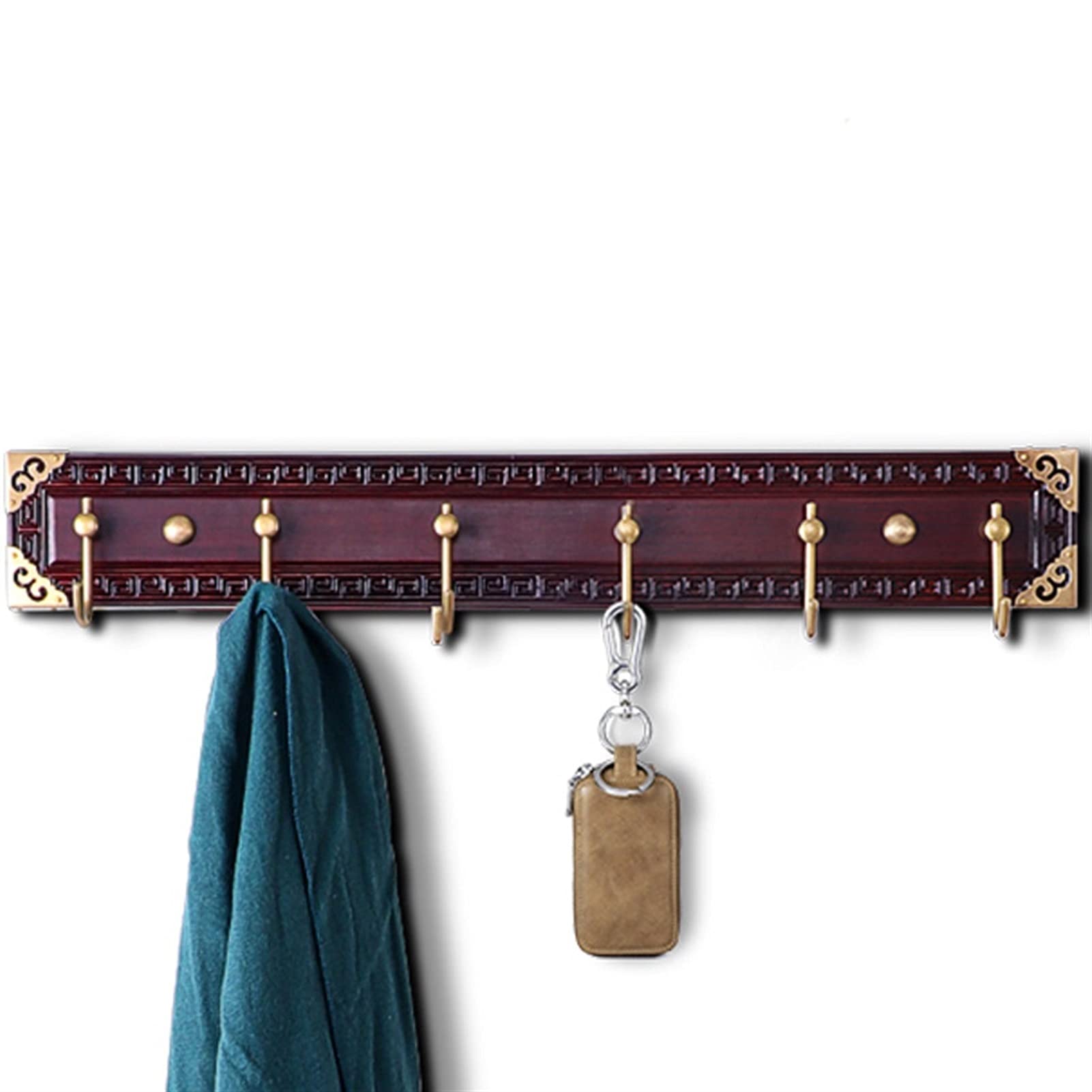 Cestino Quadrato In Metallo Con Gancio Appeso Decoro Metallo 50x30,5x12,5cm-08501 - Foto 5