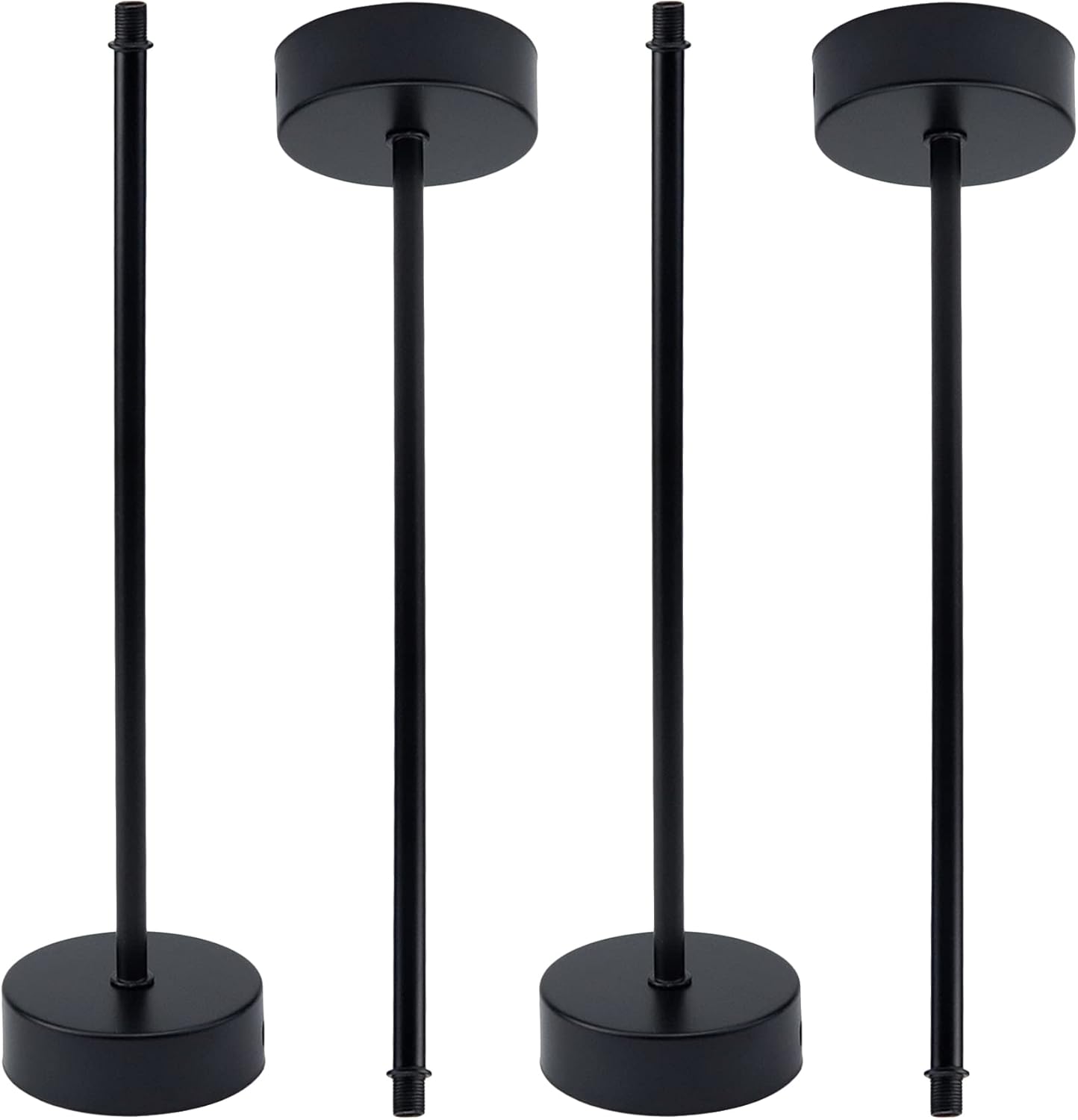 KUMGROT 4pcs Pendant Fixture Rod Ceiling Light Extension Rod Ceiling