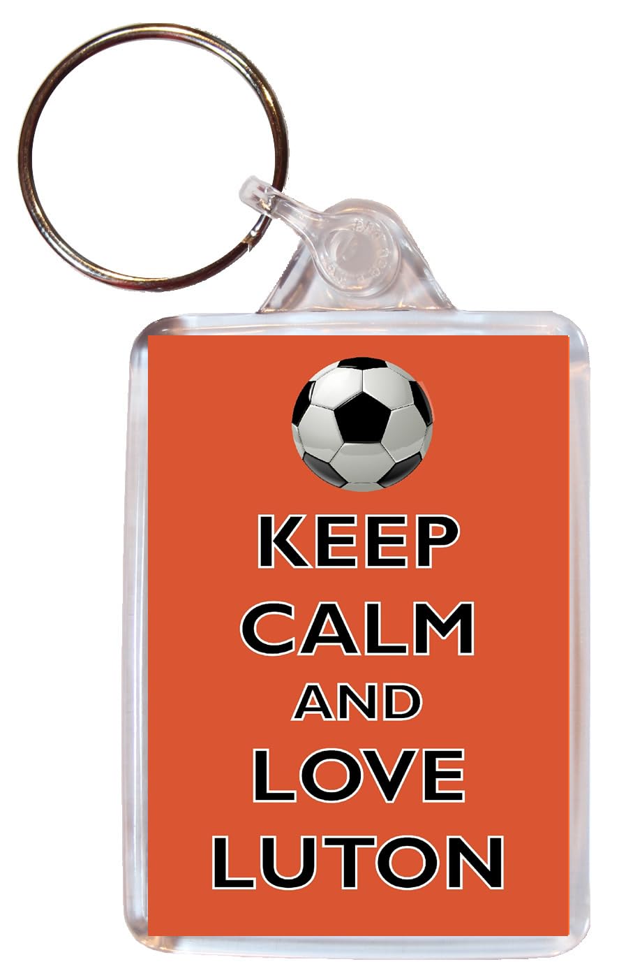 Baked Bean Store Keep Calm and Love Luton - Double Sided Keyring