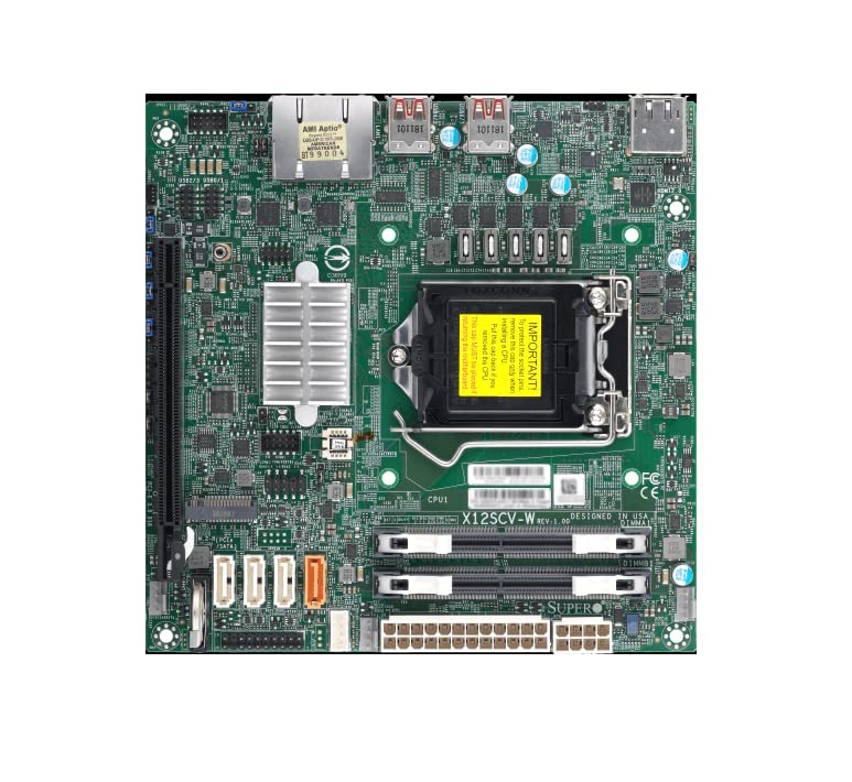 Amazon | Supermicro X12SCV-W マザーボード - Mini ITX Comet