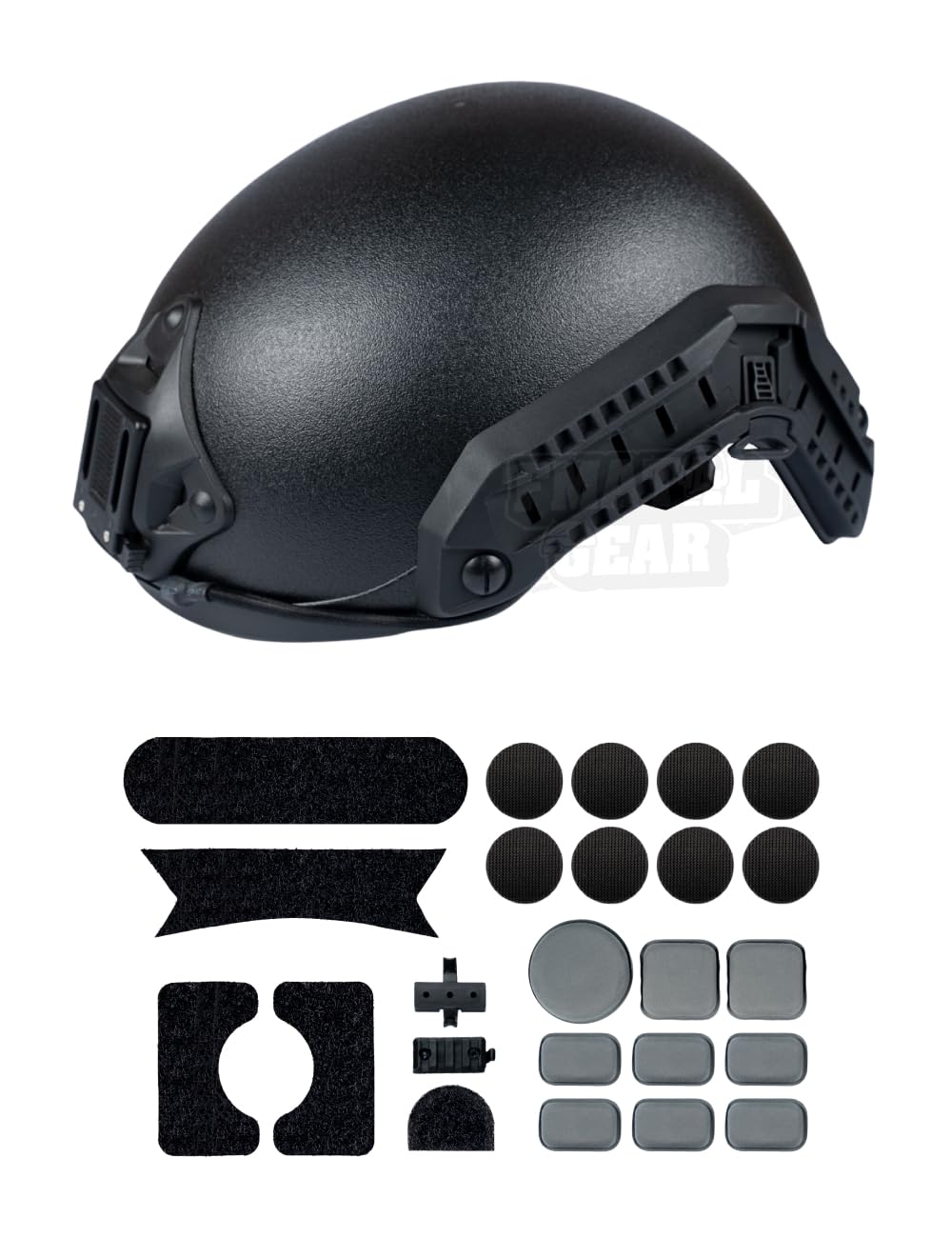 FMATAL GEAR FMA Maritime Simple Version Fast Helmet ABS for Airsoft Helmets Tactical Helmet Paintball Outdoor Sports Hunting Shooting (BK, M/L) : Sports & Outdoors