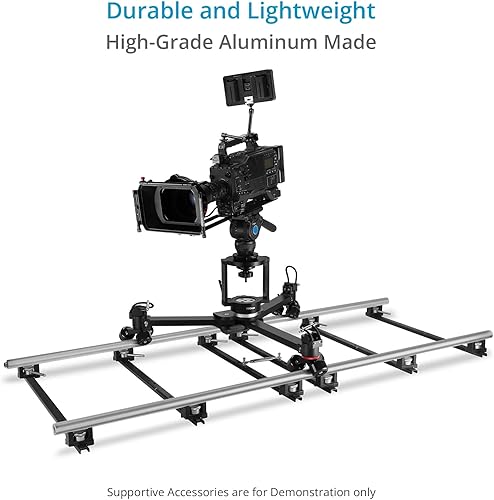 Miniatura 6 de PROAIM Adaptador de media bola de 3.937 in (soporte de cámara de tazón plano). Monta cabezales de base plana en cuencos de 3.937 in. Tornillo de