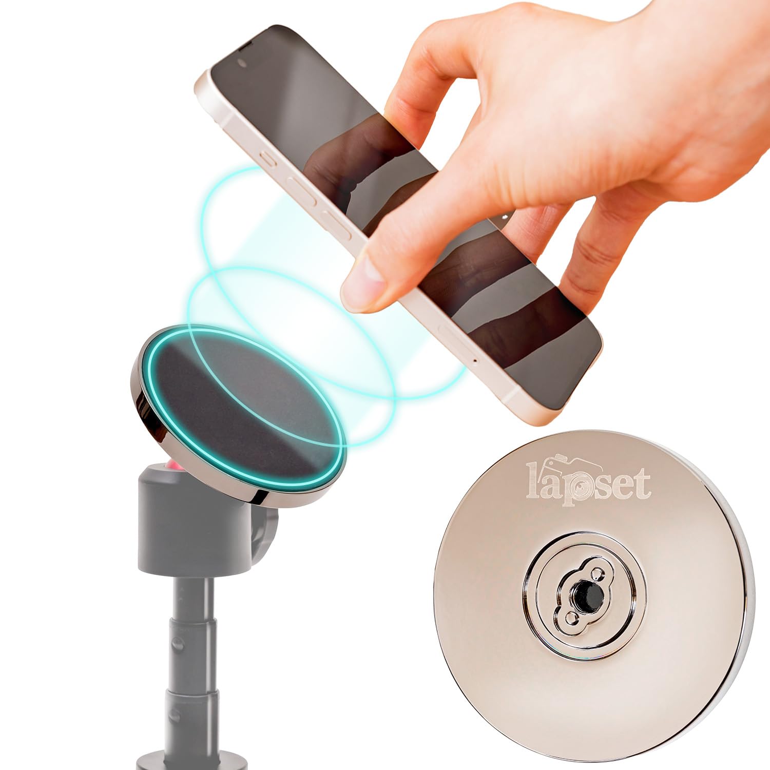 lapset マグネット式三脚 10点セット スマホ 三脚 マグネット式 スマホスタンド【lapset公式