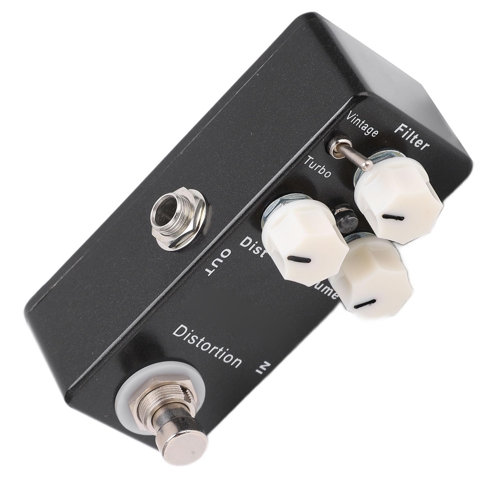 FILFEEL Pedale per Chitarra Distorsore con Interruttore True Bypass – Effetto Compatto Ed Elettrico per Chitarristi