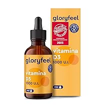 Vitamina D3 1000 UI per Goccia, 50ml (1700 Gocce), Eletto PRODOTTO DELL’ANNO 2025, Supporta Ossa, Denti e Sistema Immunitario, Vitamina D Colecalciferolo, in Olio MCD ad Alta Stabilità