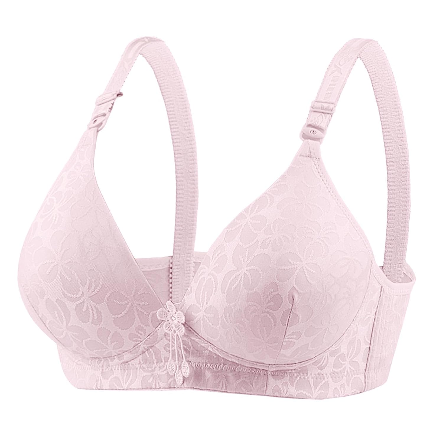 Lace Push Up Bras for Women 2025 Comfort Support Wireless Bralette Full-Coverage Wirefree Bra Everyday Underwear