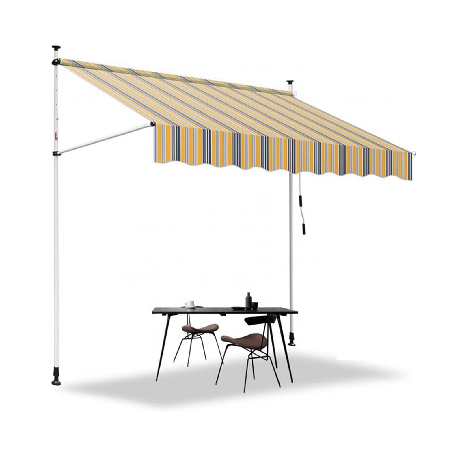 Store de terrasse rétractable pour ombrager votre balcon et vos fenêtres l'été