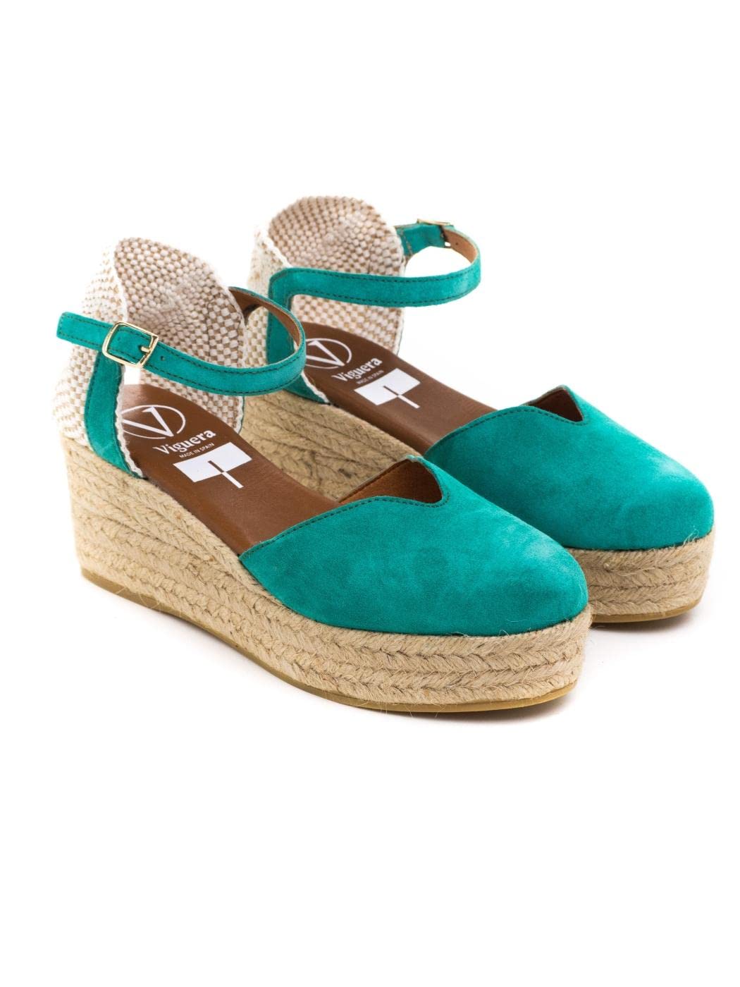 Viguera Espadrillas 2014 verde da donna