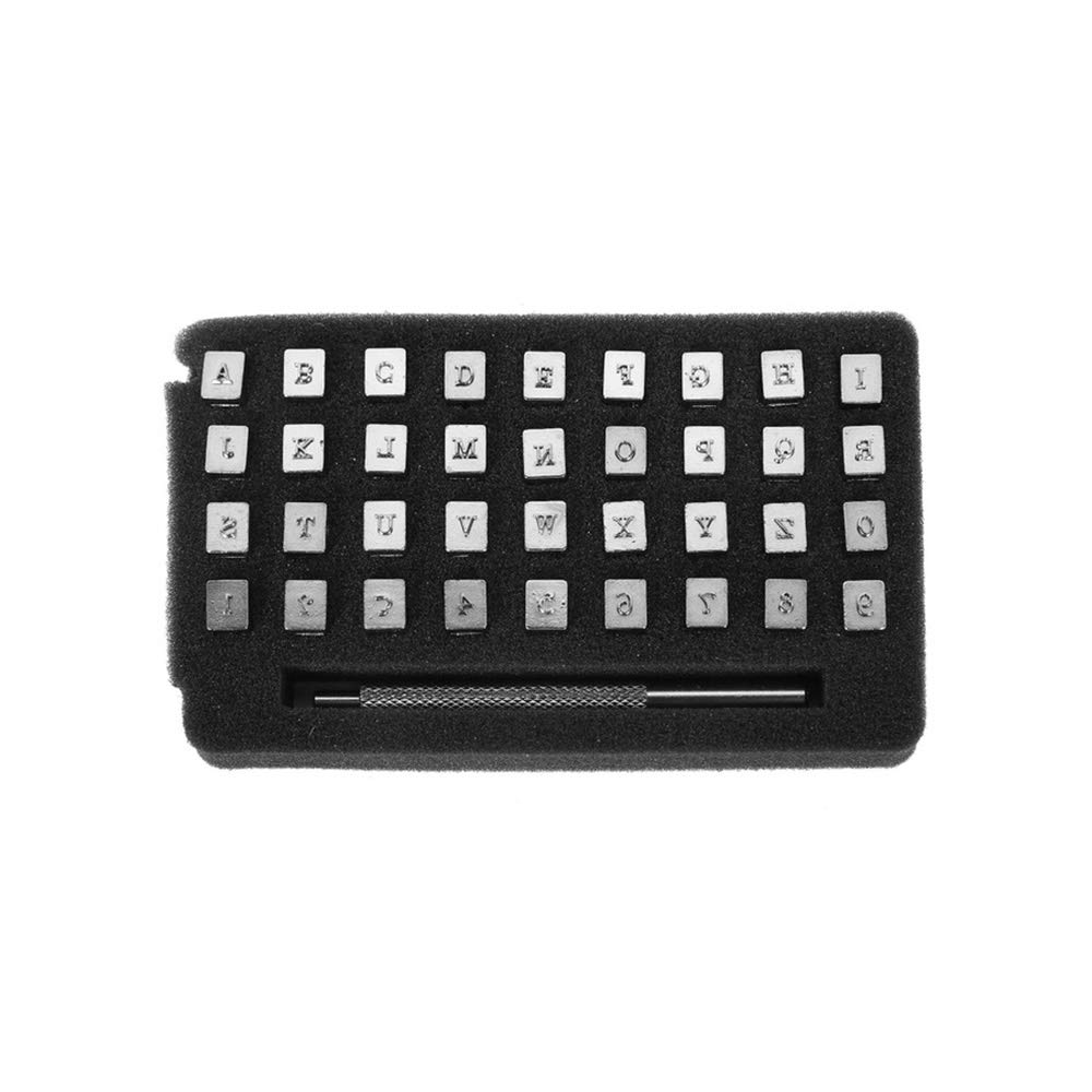Poinçons en acier de 6mm pour graver vos bijoux en métal et accessoires cuir