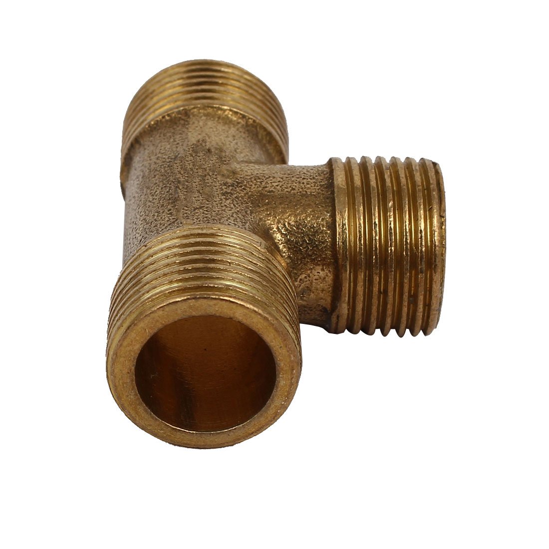 Aexit 3 / 8BSP maschio filetto in ottone T forma tubo raccordo connettori connettori 8 pezzi ID: 300586