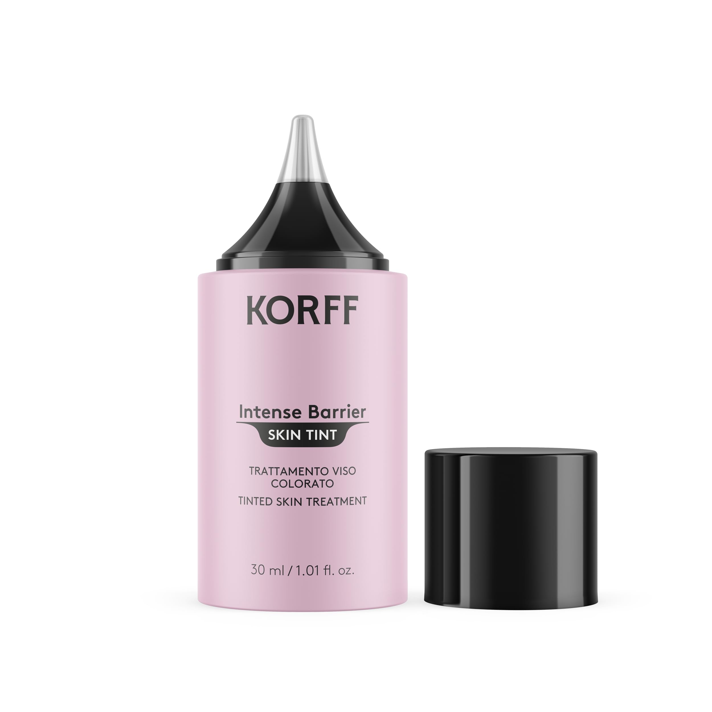 Korff Intense Barrier Skin Tint, Trattamento Viso Colorato 02, Protezione Solare SPF30, Uniformante e Modulabile, Finish Naturale, Adatto a Tutte le Pelli, 30 ml