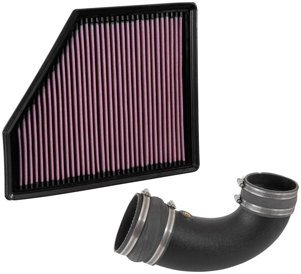 K&N Cold Air Intake System: High-Flow Air Filter, Increase Performance & Acceleration: Compatible with 2016-2020 CHEVROLET: Camaro SS, 57-3092