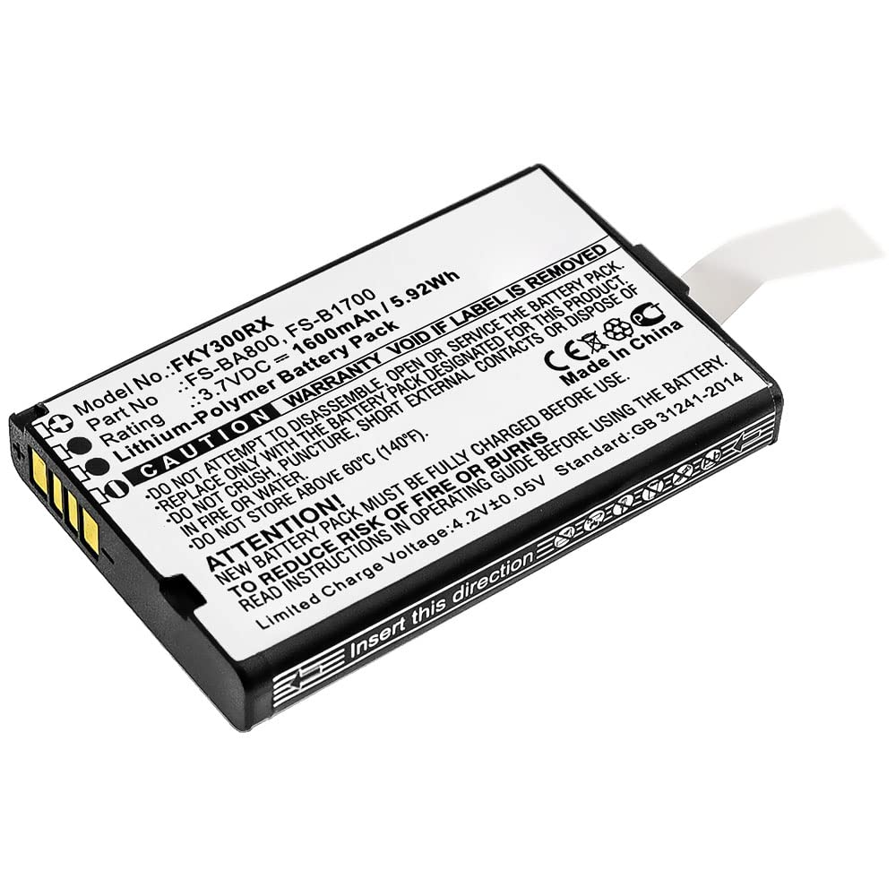 CELLONICBattery remote controllers compatible with Flysky FA605, FS-GT2B, FS-GT3B (1600mAh, 3.7V)