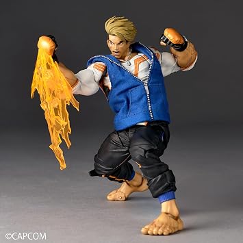Revoltech Amazing Yamaguchi: Street Fighter - Luke Action Figure