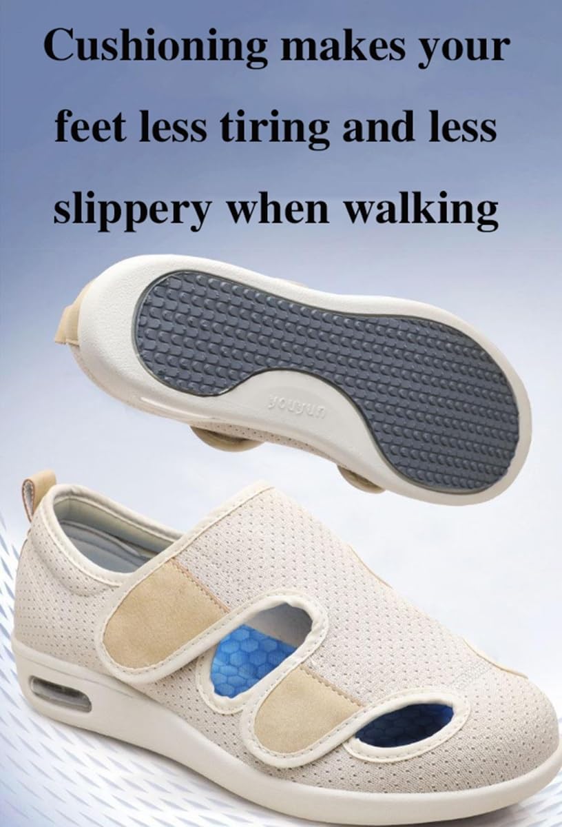 Pantofole Diabetici Uomo Calzatura Sanitaria Stretch Riabilitazione Postoperatoria Scarpe Scarpa Ortopedica Per Viaggi, Interni Ed Esterni Pollice Valgo Calzature Sneakers