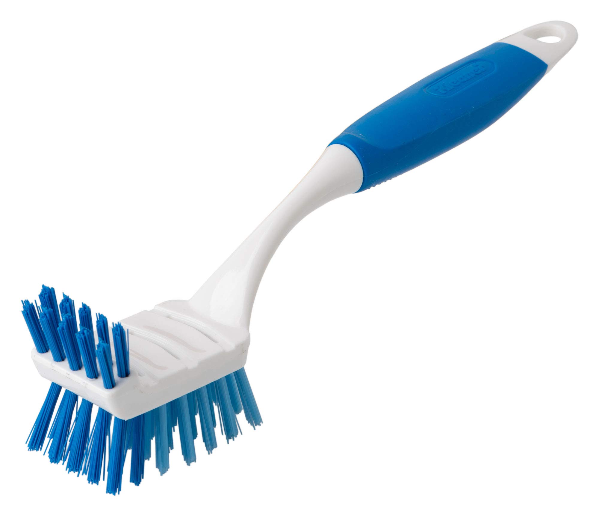 Kleaner Scrubbing Brush with Curved Grip Handle, Durable hard synthetic plastic fibres, Ergonomic shape ideal for deep cleaning