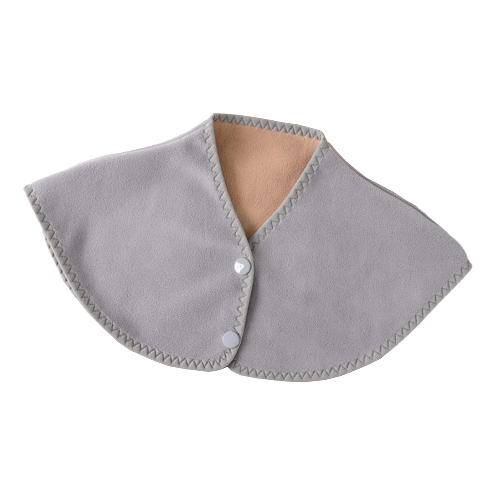 Leeonway Fleece Lining Shoulder Wrap Shawl Women,Shoulder Warmers Cape,Shoulders Warmer Double,Lightweight And Breathable,For The Elderly,Those With Arm,Injuries