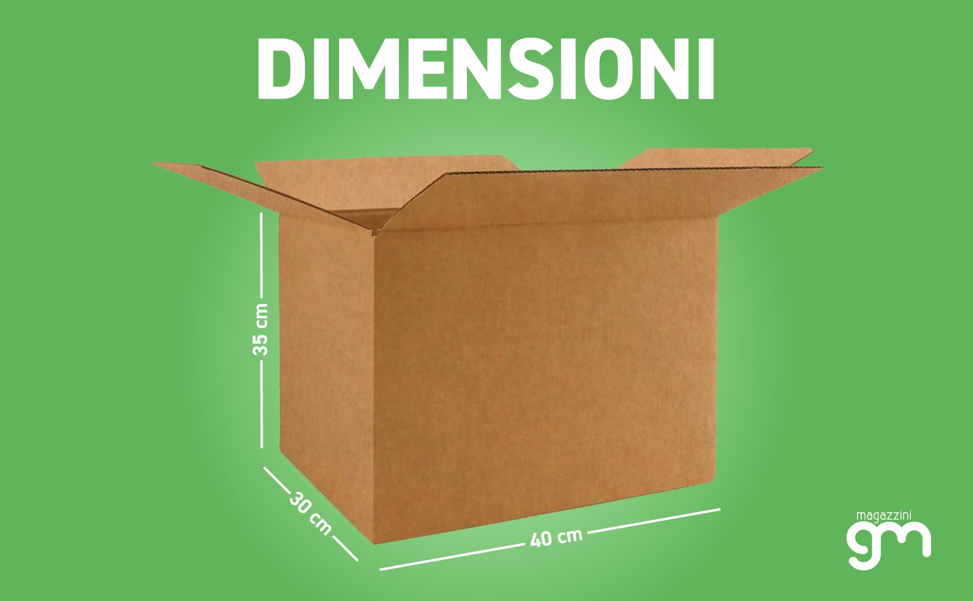 Scatole di Cartone Resistenti per Trasloco Avana Robuste Riutilizzabili 5pz 40x30x35 MonoOnda