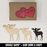 Vista 5 de Bulldog Inglés de pie de perro de pie con forma de madera sin terminar para proyectos de manualidades de bricolaje, 1/8 de pulgada de grosor