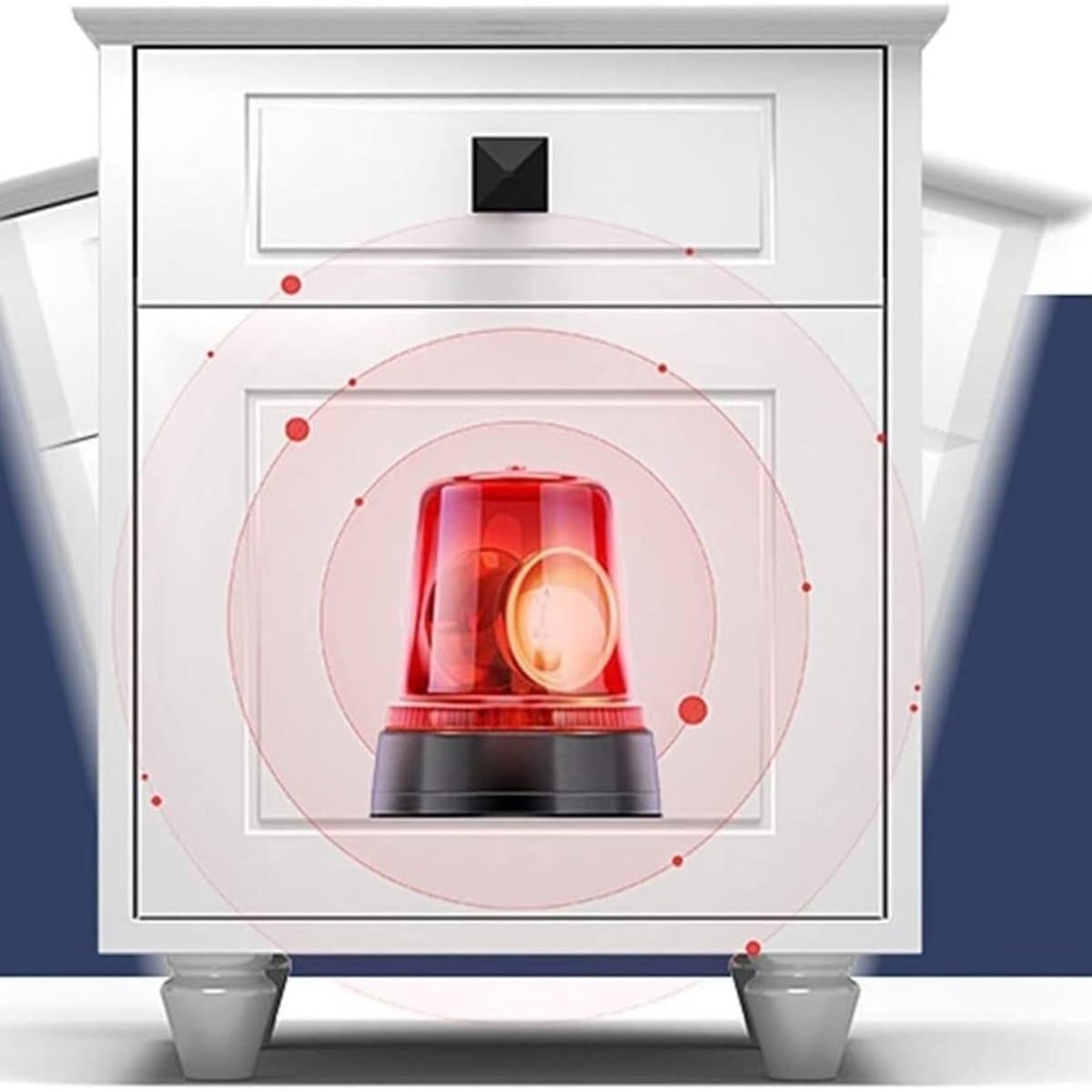 Cassaforte Cassaforte da comodino perfetta for l'ufficio domestico, cassaforte intelligente con password e impronta digitale, cassaforti nascosta antifurto doppia Cassetta portavalori