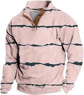 Sudadera con cuello para hombre, con botones, patchwork, abrigo clásico, suéter de invierno, informal, de manga larga, color negro, sin capucha