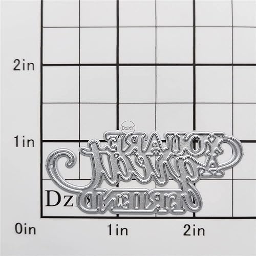 Miniatura 2 de DzIxY YOUARE Words - Troqueles de corte de metal para hacer tarjetas, troquelados, troquelados, álbumes de recortes, plantillas de máquina de