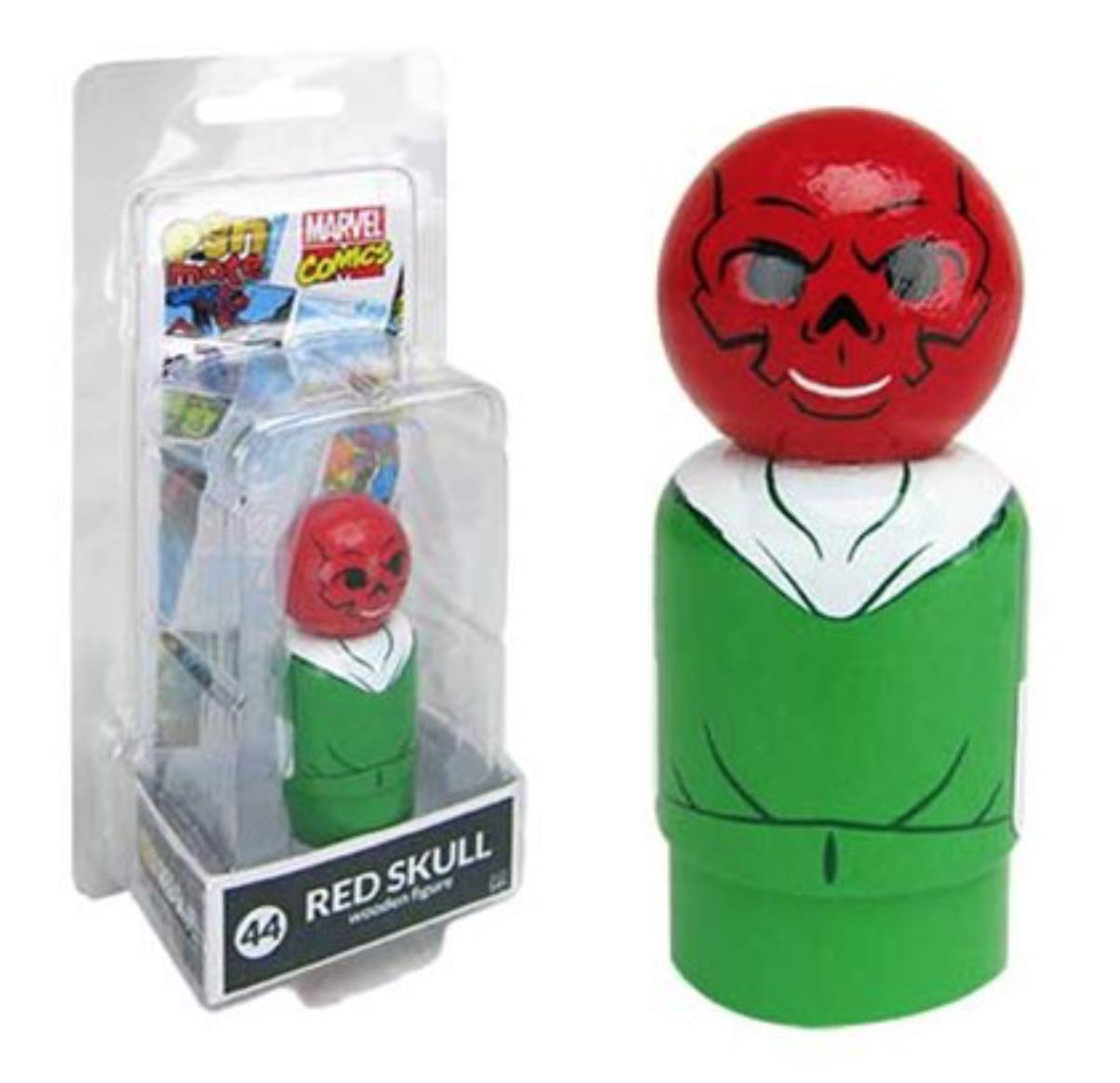 Bif Bang Pow! Marvel Red Skull Pin Mate Wooden Figure
