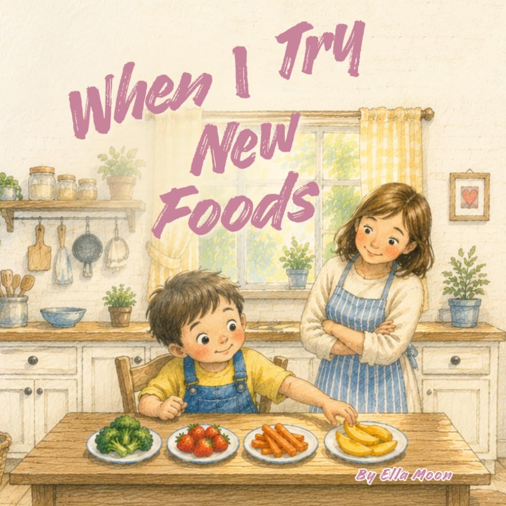 When I Try New Foods: A Toddler Book About Trying New Foods, Food Adventures, Picky Eating, Building Confidence, Curiosity, and Discovering New Favorites (The When I... Series)