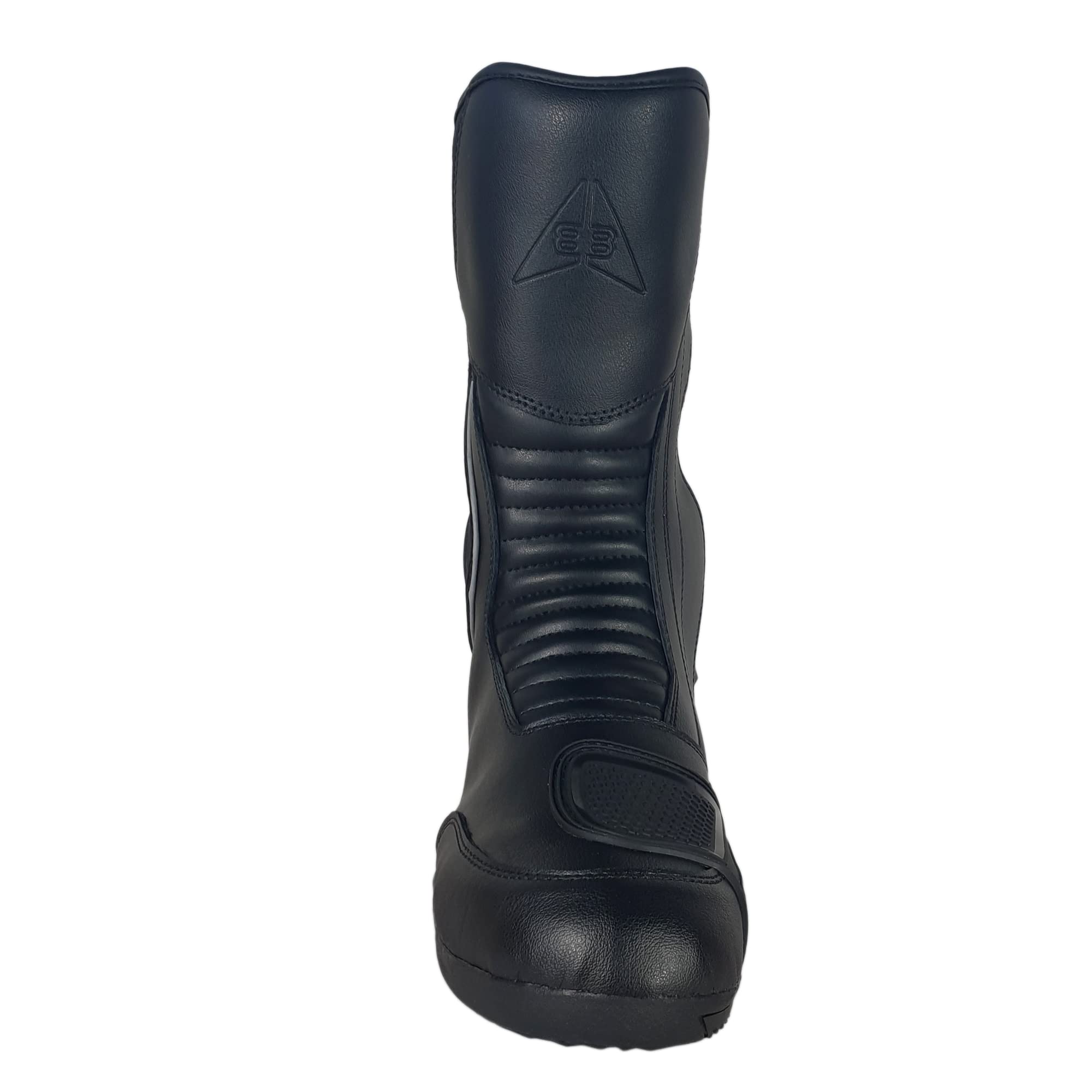Bohmberg Viatos Bottes de moto Touring pour hommes, chaussures de motard robustes en cuir véritable