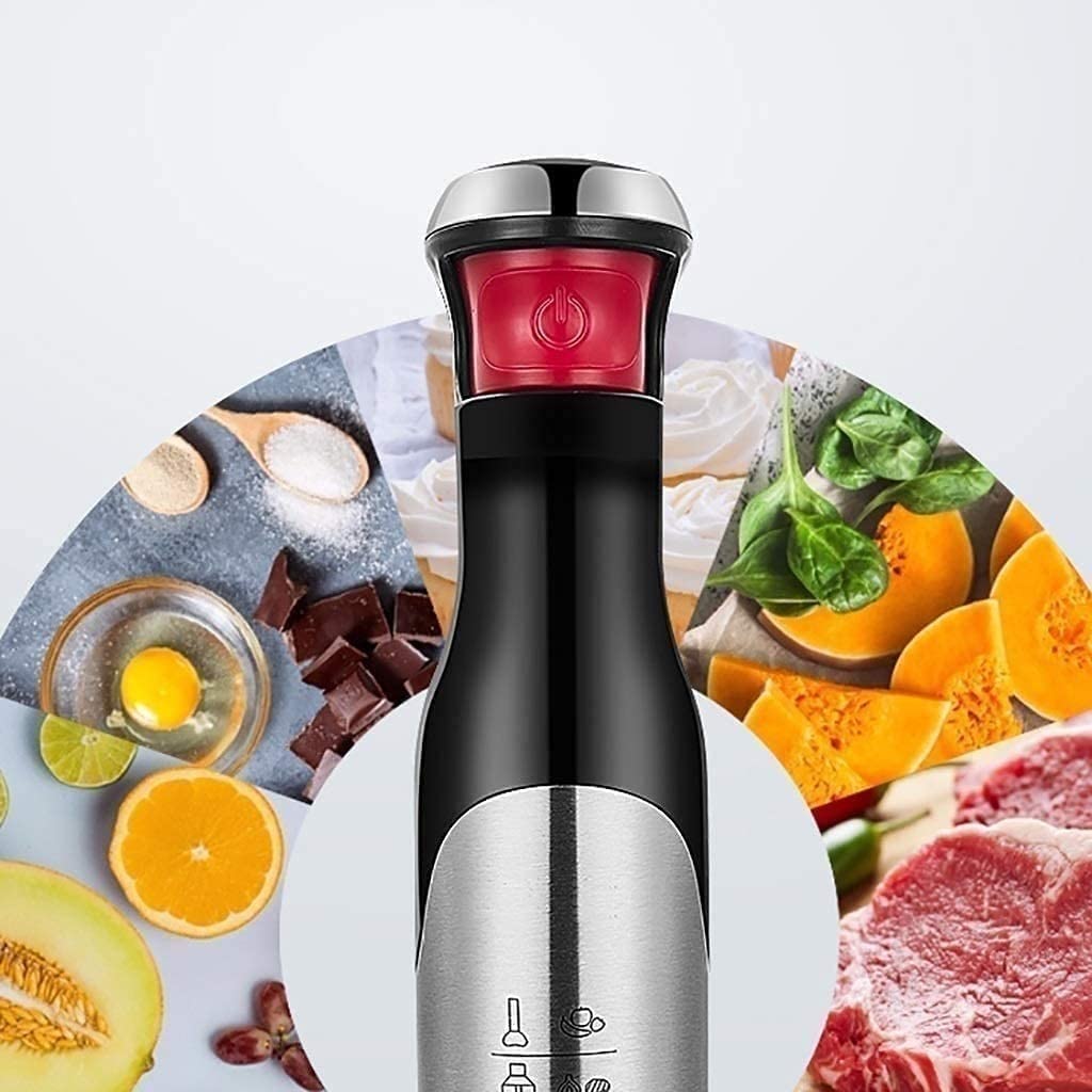 Elektryczny blender ręczny, blender ręczny zanurzeniowy, mikser ręczny, ostrza ze stali nierdzewnej, blender ręczny do zup/smoothie/puree/jedzenia dla dzieci